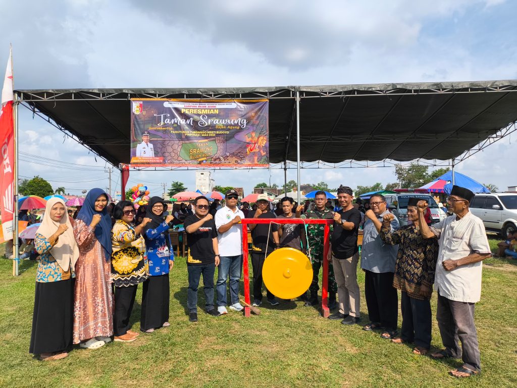 Menambah Keindahan, Kampung Bujuk Agung Resmikan Taman Srawung